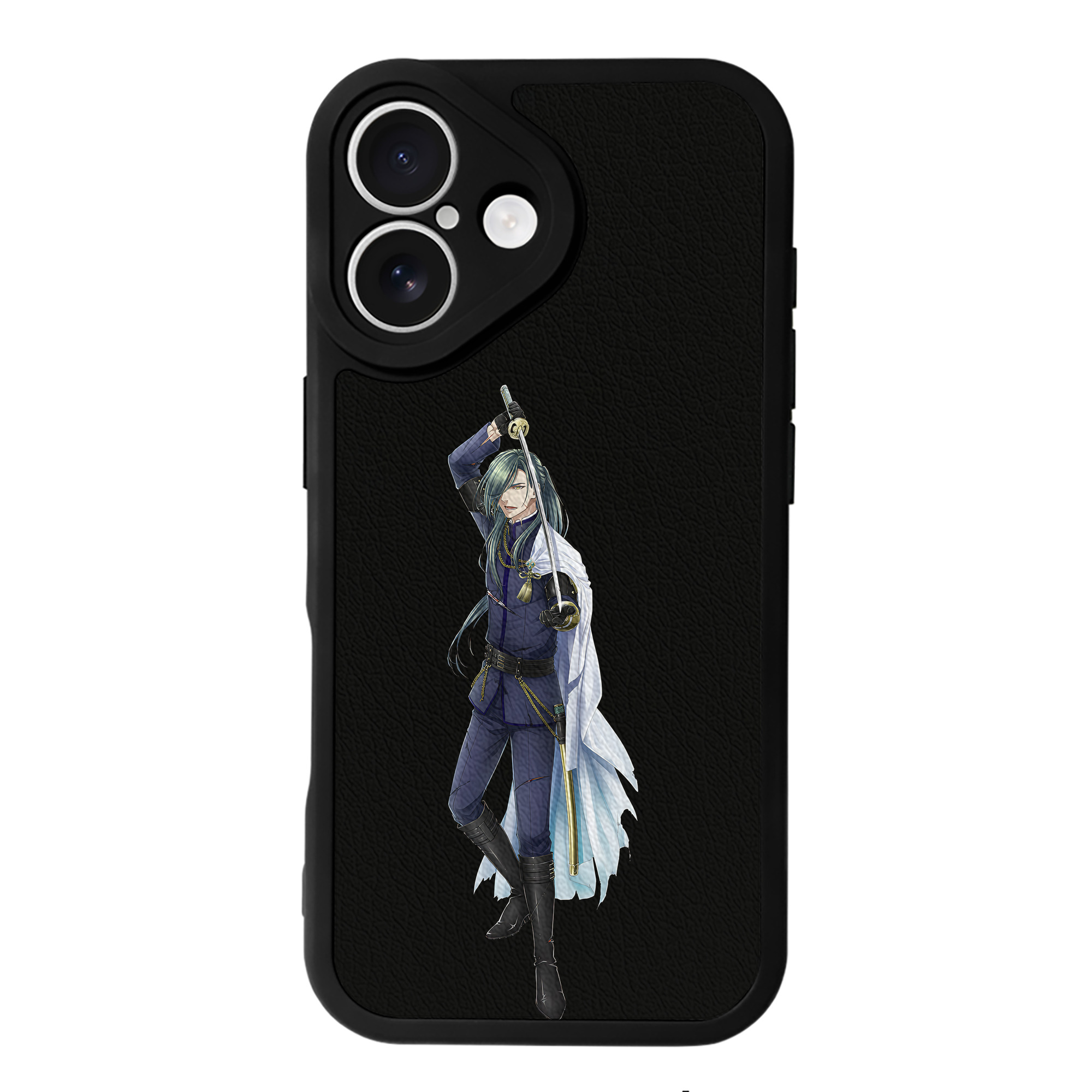 （画像用） 刀剣乱舞 Touken Ranbu 【iPhone 16シリーズ対応】シリコンスマホケース（レザー調） 材質：シリコン